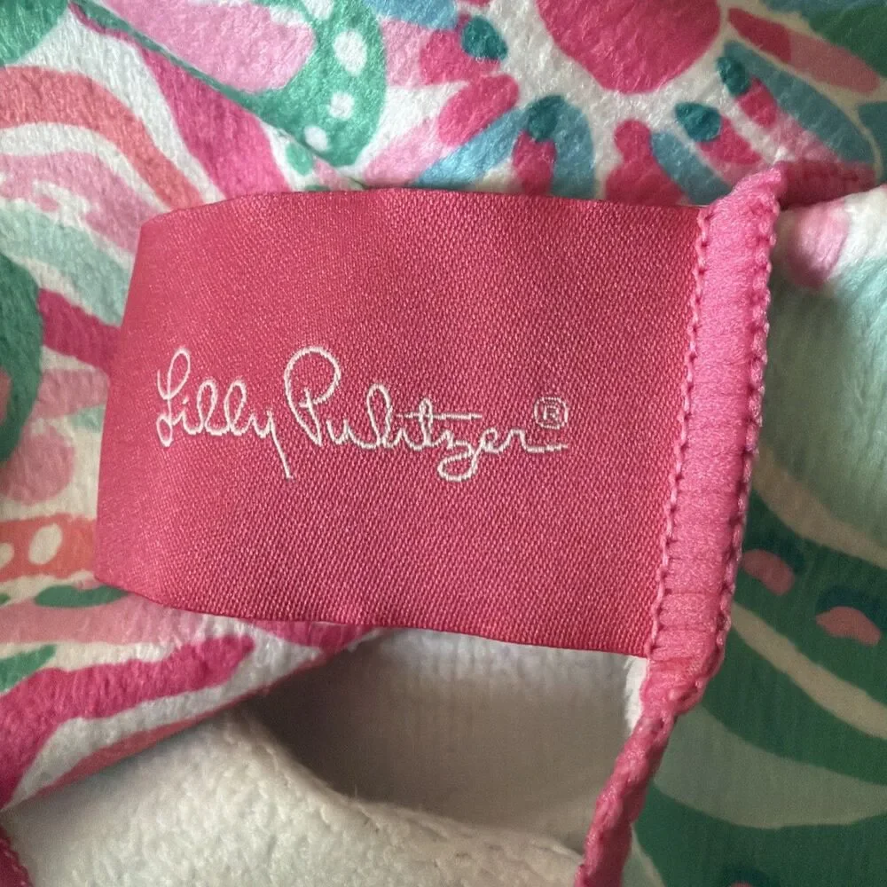 Lilly Pulitzer Beach Towel Golden Hour Floral Microfiber Pool Swim 72”x40” NWOT